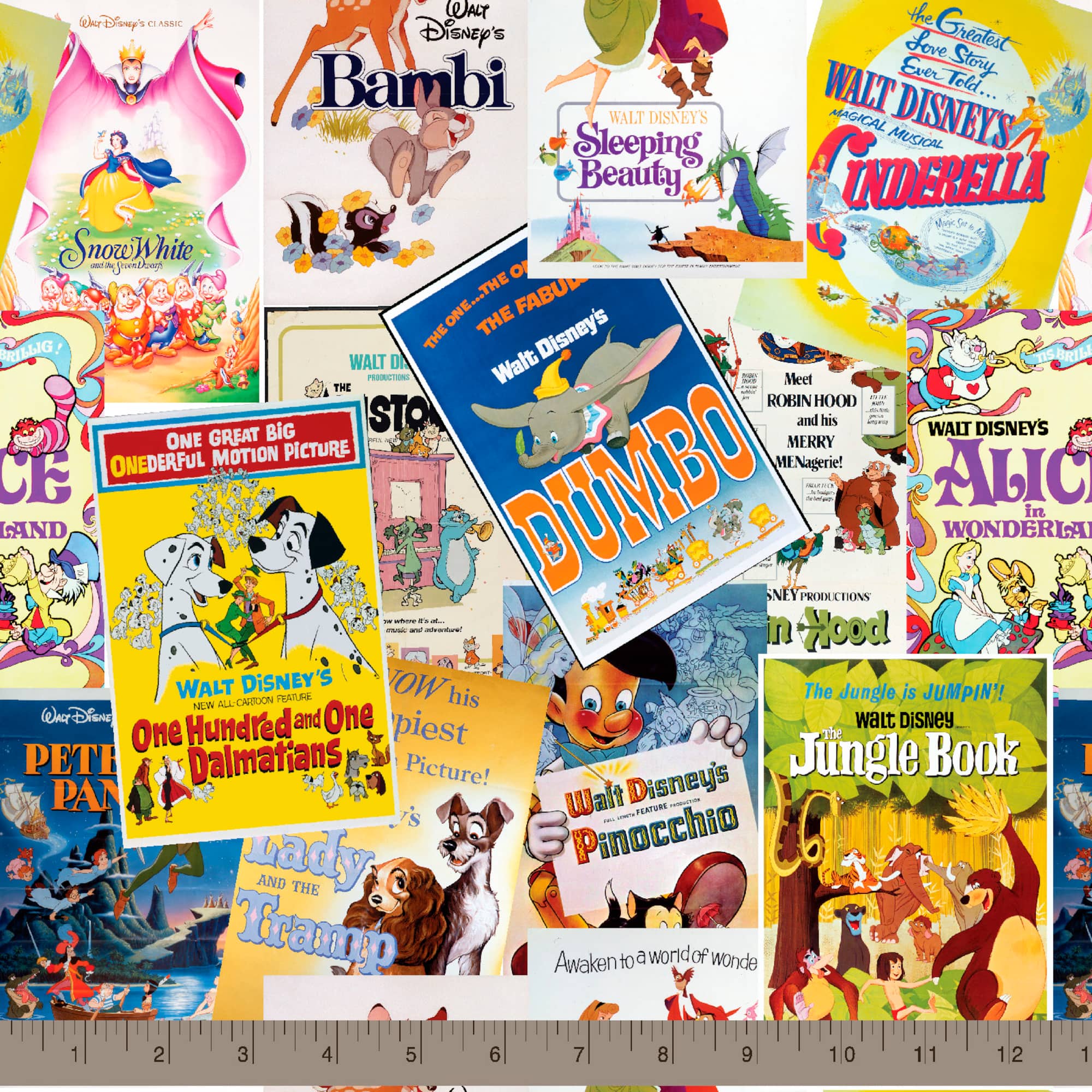 Disney® Posters The Greatest Love Story Ever Told Cotton Fabric